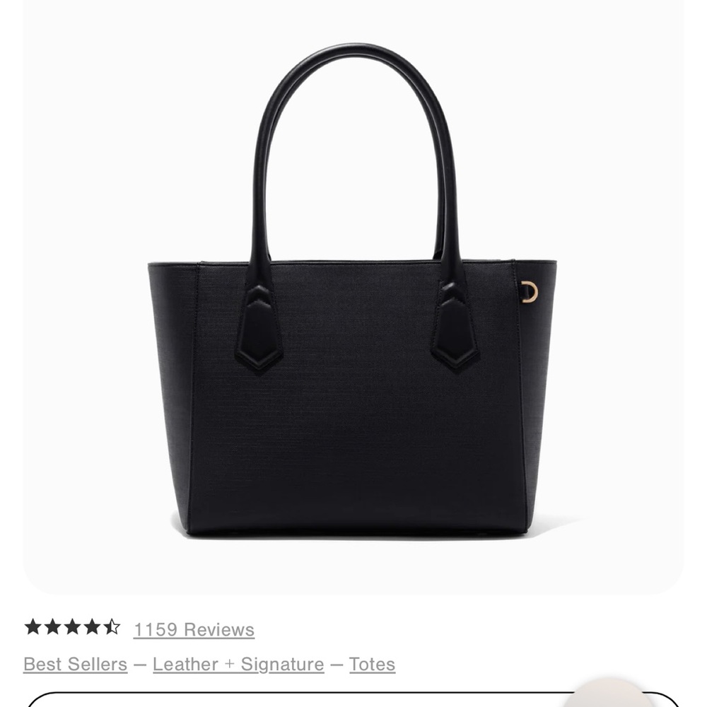 Dange Dover Signature Black Tote